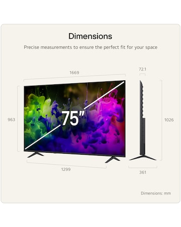 LG 75QNED7EB3C 75in QNED evo AI 4K Smart TV