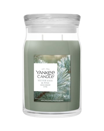 Yankee Candle Signature Large Silver Sage Pine