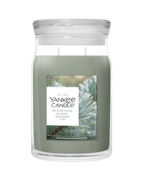 Yankee Candle Signature Large Silver Sage Pine