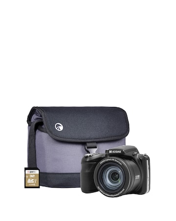 Kodak PIXPRO AZ425 Astro 20MP 42x Zoom Bridge Camera - Camera + 32GBSD + Case
