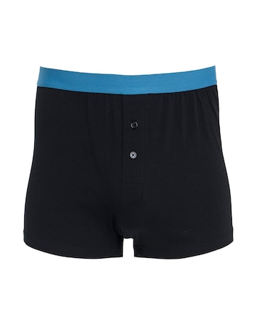 5 Pack Contrast Waist Loose Boxers
