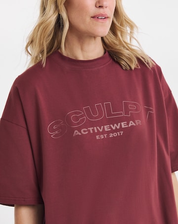 Sculpt Activewear Oversized Short Sleeve T-Shirt