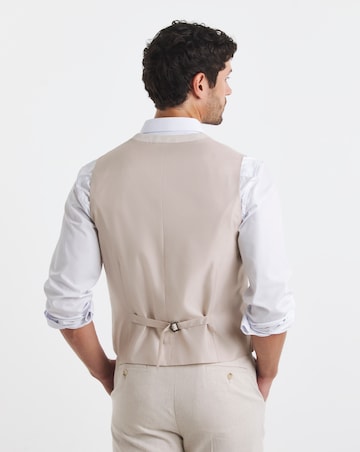 Linen Blend Waistcoat