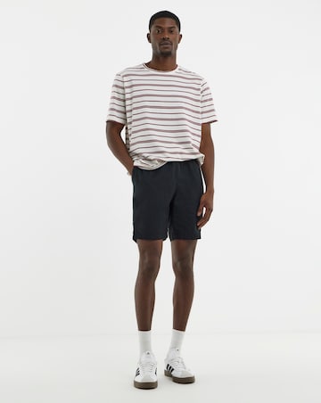 Linen Blend Elasticated Drawcord Short