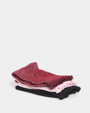 Pretty Secrets (3 Pair Pack) Glitter Ankle Socks