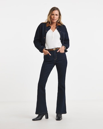 Blue Magiscuplt Bootcut Jeans