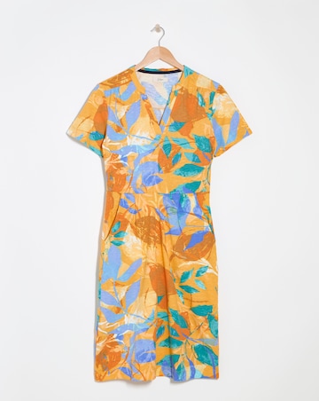 Julipa Pure Cotton Printed Jersey Shift dress