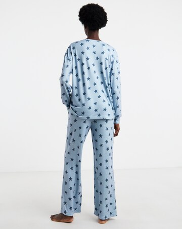 Pretty Secrets Star Print Soft Knit Lounge Set