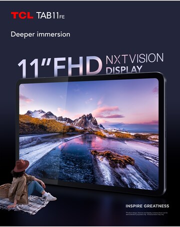 TCL NXTVISION 11 FE 128GB Tablet - Dark Grey