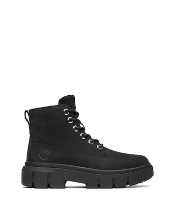 Timberland Black Greyfield Lace Up Boots - Standard Fit (D)