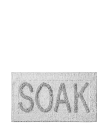 Catherine Lansfield 100% Cotton Soak Bath Mat