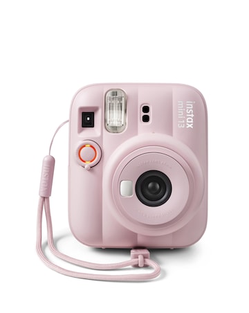 Fujifilm Instax Mini 13 Camera inc Skinny Dip Case & 20 Shot Film - Candy Pink