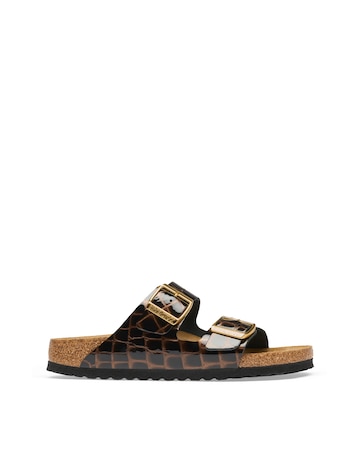 Birkenstock Arizona Natural Leather Mule Sandals - Standard Fit
