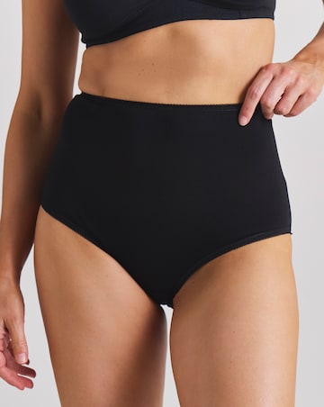Pretty Secrets (7 Pack) Full Fit Knickers Black