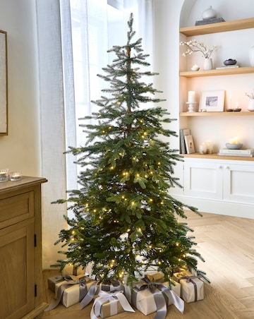 Helsinki Slim Pre-Lit Real Look Christmas Tree