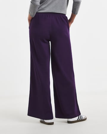 Plum Wide Leg Jogger