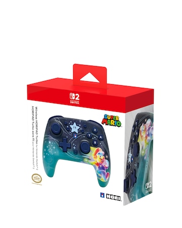 HORI HORIPAD Turbo Wireless Controller for Nintendo Switch 2 - Universe Mario