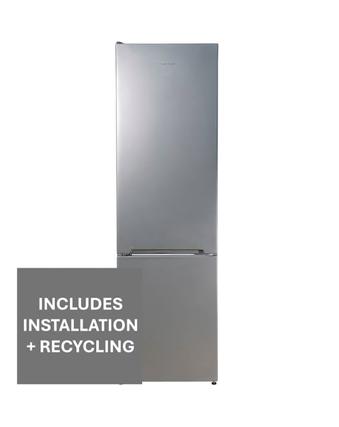 Russell Hobbs RH180FFFF1E1S Frost-free Fridge Freezer Silver + Install