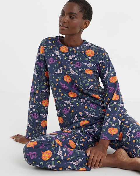 Pretty Secrets Halloween Print Pyjama Set