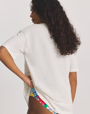 Beach Club Graphic Cotton Beach T-Shirt