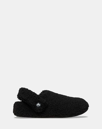 Croc Black Classic Cozzzy Slipper - Standard Fit