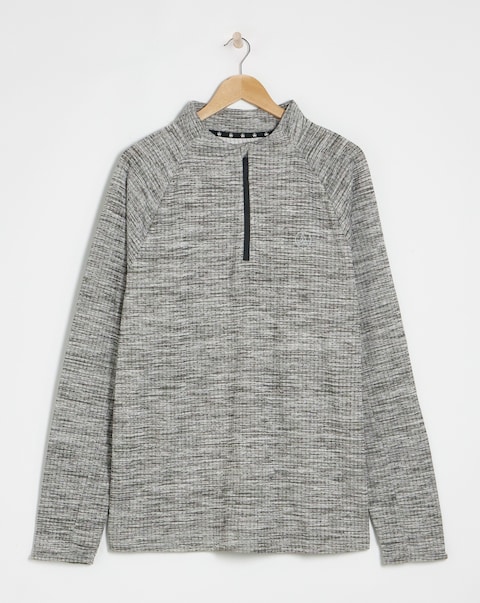 Active Grid Fleece Lined Track Top