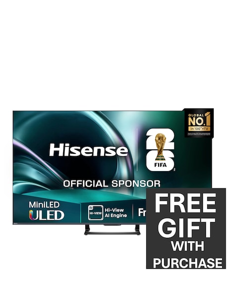 Hisense 55U7QTUK 55in Mini-LED 4K Ultra HD HDR Smart TV
