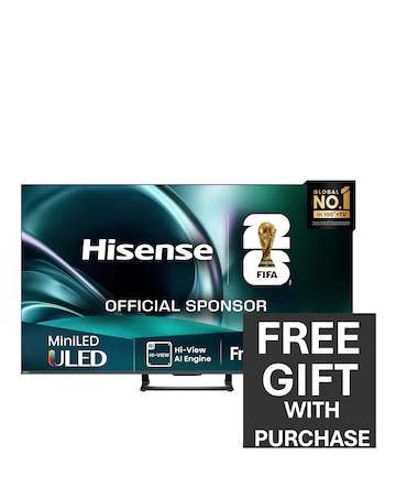 Hisense 55U7QTUK 55in Mini-LED 4K Ultra HD HDR Smart TV