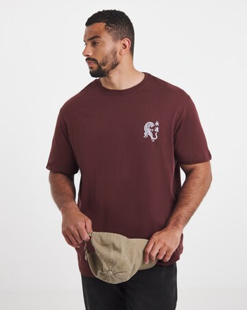 Jack & Jones Boye Back Graphic T-Shirt - Chocolate