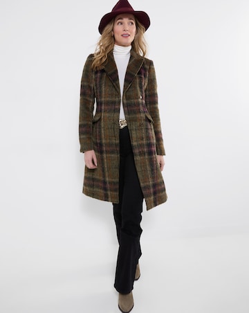 Joe Browns Tessa Asymmetric Check Coat