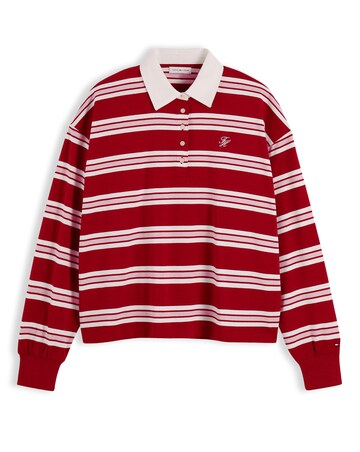 Tommy Hilfiger Rugby Stripe Polo Sweatshirt