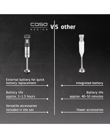 CASO Click & Mash Cordless Hand Blender
