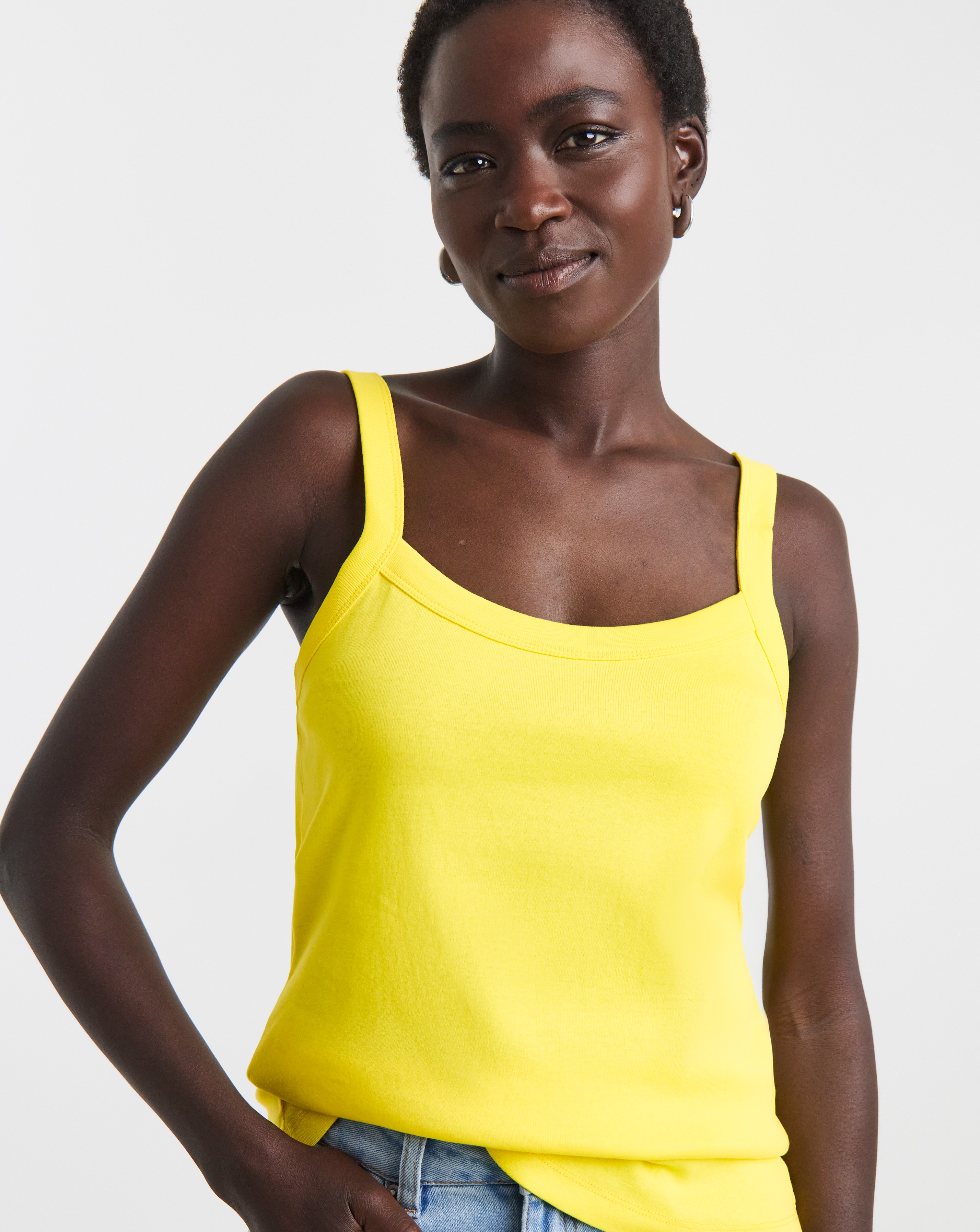Thick Strap Cotton Cami | JD Williams