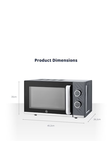 Swan Windsor Microwave Grey