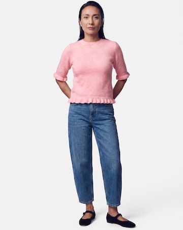 Frill Knit Short Sleeve Jumper