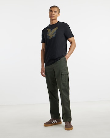 Lyle & Scott Short Sleeve Eagle Graphic T-Shirt - Black