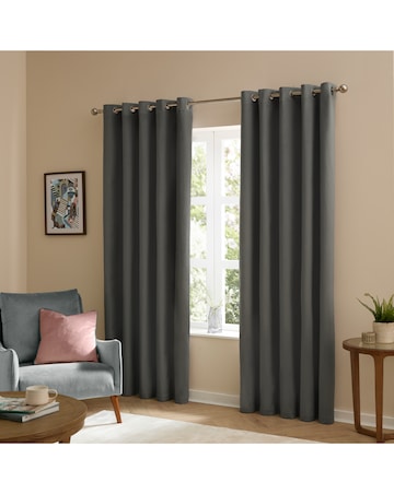 Furn. The Ultimate Velvet Blackout Eyelet Curtains