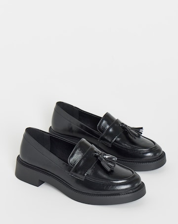Madelyn Tassle Detail Loafer Shoes - Wide Fit (E)