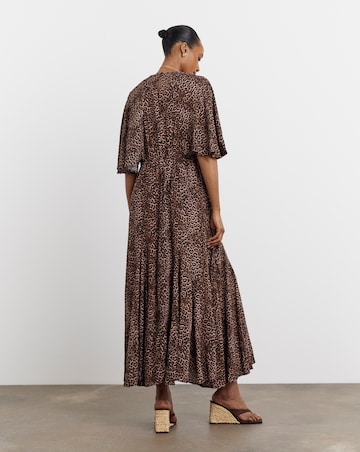 Joanna Hope Animal Print Tea Dress
