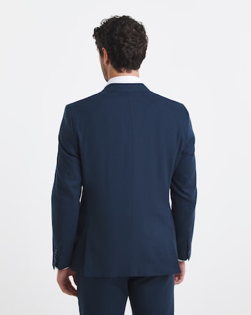 Regular Fit Linen Blend Suit Jacket