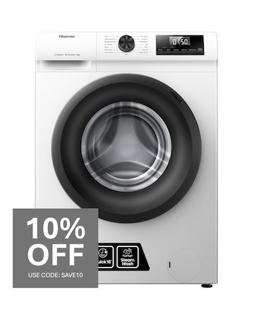 Hisense WF1Q9041BW 1 Series 9kg 1400 Spin Washing Machine - White