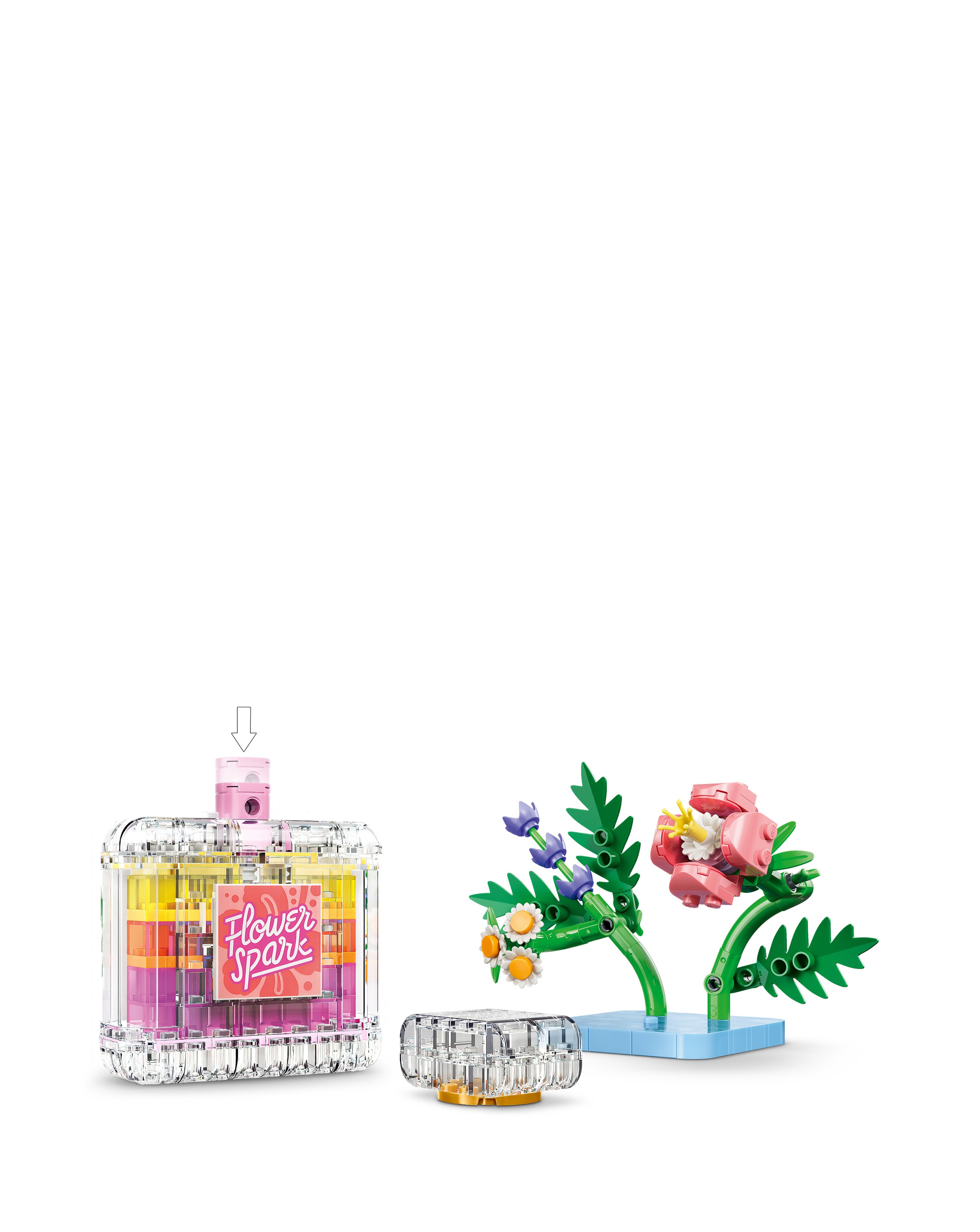 LEGO Creator Floral Decor Perfume Bottle 31383 | JD Williams