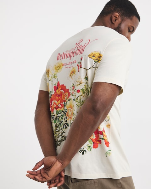 JACK & JONES Oriental Back Print T-Shirt