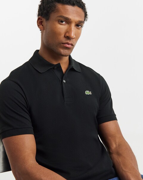 Lacoste Classic Short Sleeve Pique Polo - Black