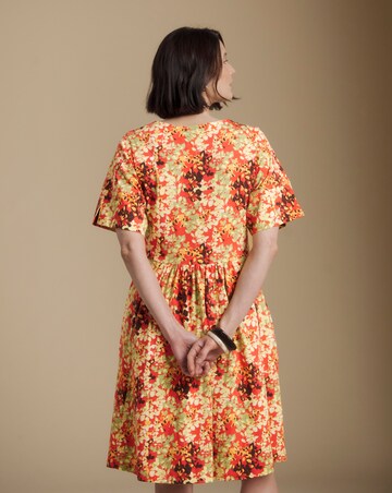 Julipa Printed Cotton Jersey Shift Dress