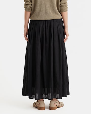 Anthology Pleat Tuck Midi Skirt