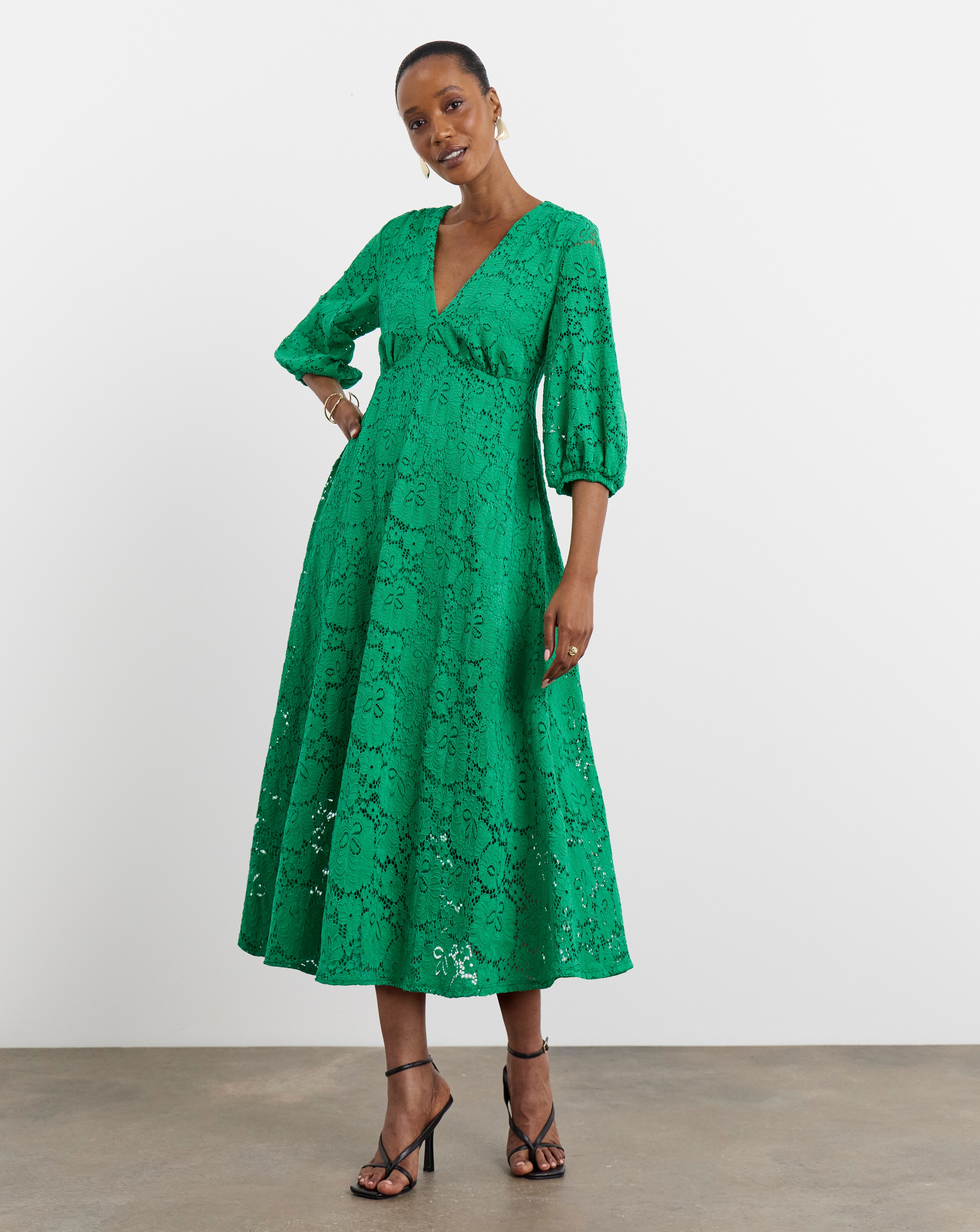 Joanna Hope Midi Lace Dress | JD Williams