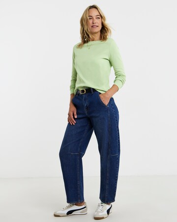 Navy, Pink, Stone, Plum, Sage 5 Pack Crew Neck Long Sleeve T-Shirts