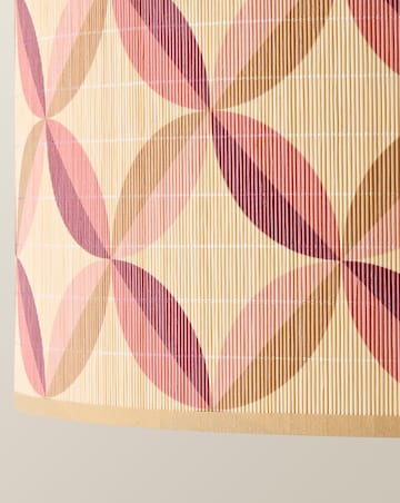 ValueLights Lori Large Geo Print Bamboo Shade