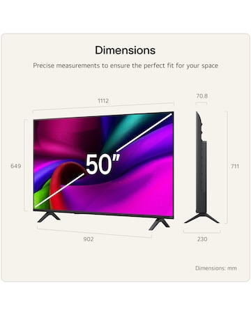 LG 50NU900B6LA 50in 4K UHD Smart TV
